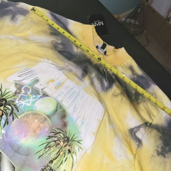 New Boohoo Man Homme Tie Dye T-Shirt 4XL - Picture 12 of 14